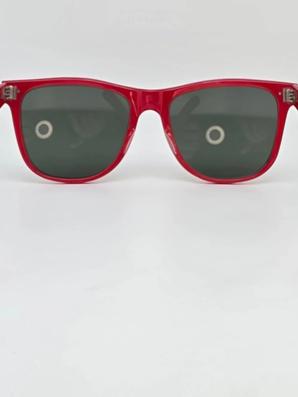 Ray-Ban B&L Wayfarer II L1736 Red Frame G-15 Green Lens Sunglasses w/ Retainer